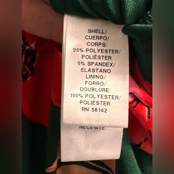 Maggy London -Women's Floral Printed Cropped Jumpsuit with Pockets & Belt 4 NWOT - Picture 13 of 13